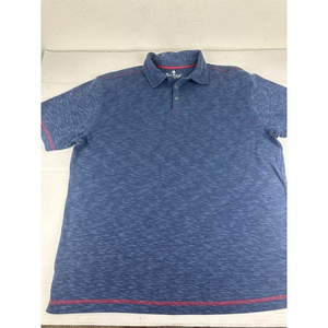 Nat Nast Shirt Adult XXL Luxury Dark Blue‎ Polo Knit Short Sleeve Cotton